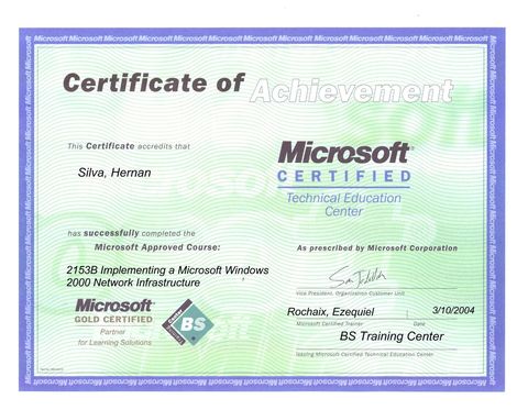 Implementing a Microsoft Windows 2000 Network Infrastructure (2153B)